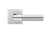 Karcher Design Oregon Lever Set on Square Plan Design Rose – US Pre-Bored (UEPLQ48)