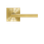 Karcher Design Montana Lever Set on Square 3-Piece Rose – US Pre-Bored (UERQ54)