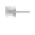 Karcher Design Soho Lever Set on Square 3-Piece Rose – US Pre-Bored (UERQ57)