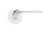 Karcher Design Las Vegas Lever Set on Round Plan Design Rose – US Pre-Bored (UEPL87)