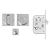 Karcher Design Square Pocket Door Set (EPDQ)