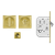 Karcher Design Square Pocket Door Set (EPDQ)