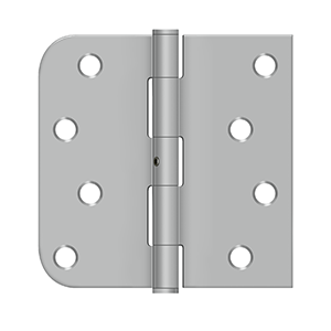 Deltana 4" x 4" x 5/8" Radius x Square Corners, Riveted NRP / TT – Stainless Steel Hinges
