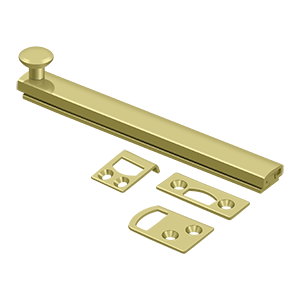 Deltana 6" Surface Bolt, Concealed Screw, HD