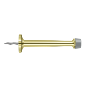 Deltana 4" Baseboard Door Bumper, Solid Brass – Baseboard Stops