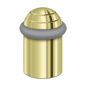 Deltana Round universal Floor Bumper Dome Cap 2-1/8", Solid Brass