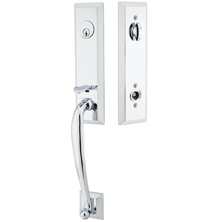 Emtek Single Cylinder Adams Handleset with Turino Lever
