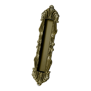 Deltana Flush Pull, Victorian, HD, 10" x 2-1/4" x 3/4", Solid Brass