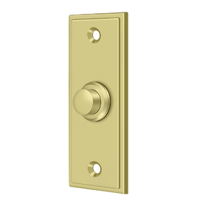 Deltana Bell Button, Rectangular Contemporary