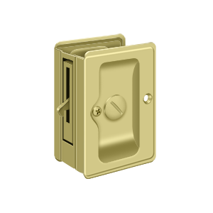 Deltana HD Pocket Lock, Adjustable, 3-1/4" x 2-1/4" Privacy – Pocket Door Hardware