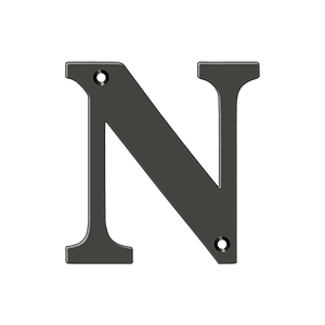 Deltana 4" Residential Letter N – Letters & Numbers