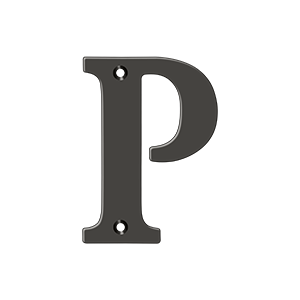 Deltana 4" Residential Letter P – Letters & Numbers