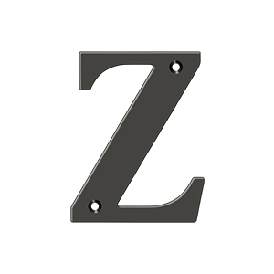 Deltana 4" Residential Letter Z – Letters & Numbers