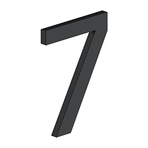 Deltana 4" Number 7, E Series With Risers, Stainless Steel