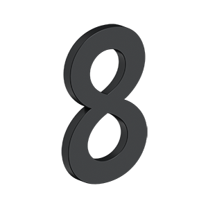 Deltana 4" Number 8, B Series With Risers, Stainless Steel
