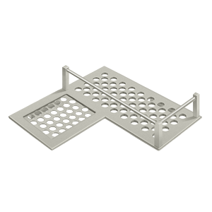 Deltana Bathroom Basket HD Corner Left 9"