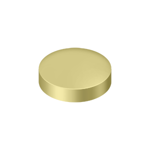Deltana Screw Cover, Round, Flat, 1" Diam