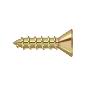 Deltana Wood Screw, Steel, #10 x 3/4"