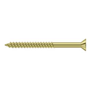 Deltana Wood Screw, Steel, #10 x 2-1/2"
