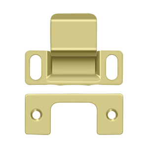Deltana Strike Plate, Dust Cup, Adjustable, 2-3/4" x 1-1/4"