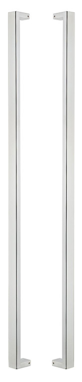 Sure-Loc 48" Square Long Door Pull, Double-Sided