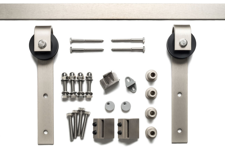 Sure-Loc Barn Door Track System with Strap Roller 96"