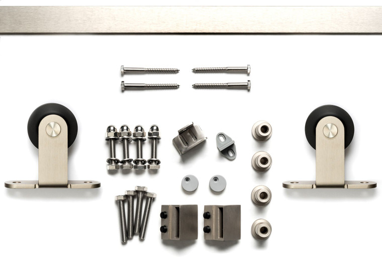 Sure-Loc Barn Door Track System with Top Mounted Roller 96"
