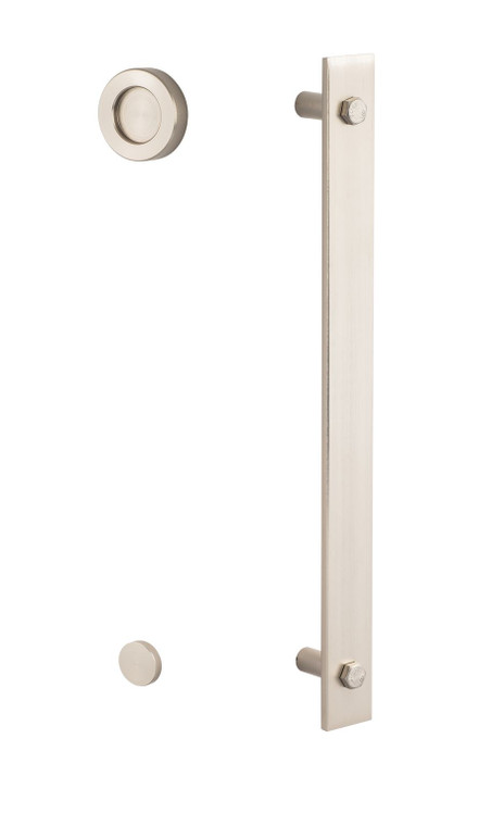 Sure-Loc Modern Barn Door Handle, Round Pull 14"