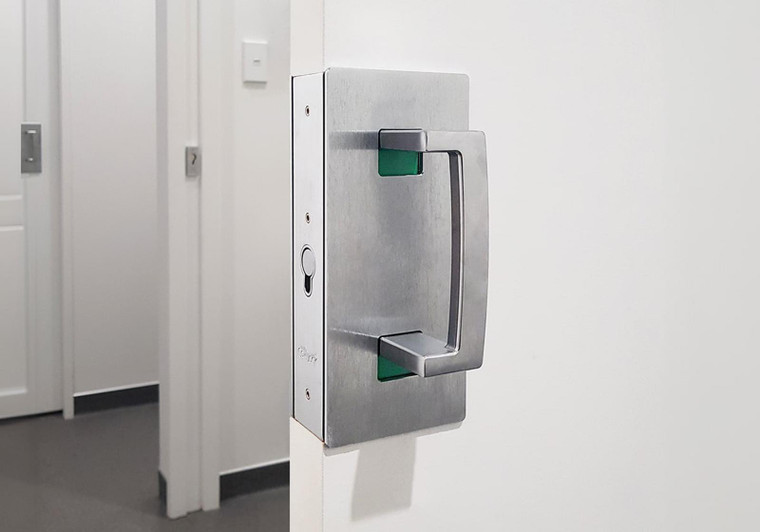 CS CaviLock CL406 ADA Offset Privacy Pocket Door Lock