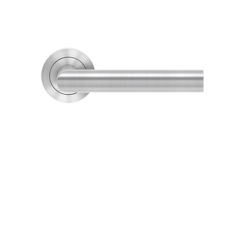 Karcher Design Rhodos XL Lever on Round 3-Piece Rose – Custom-Bored Trim (ER18)