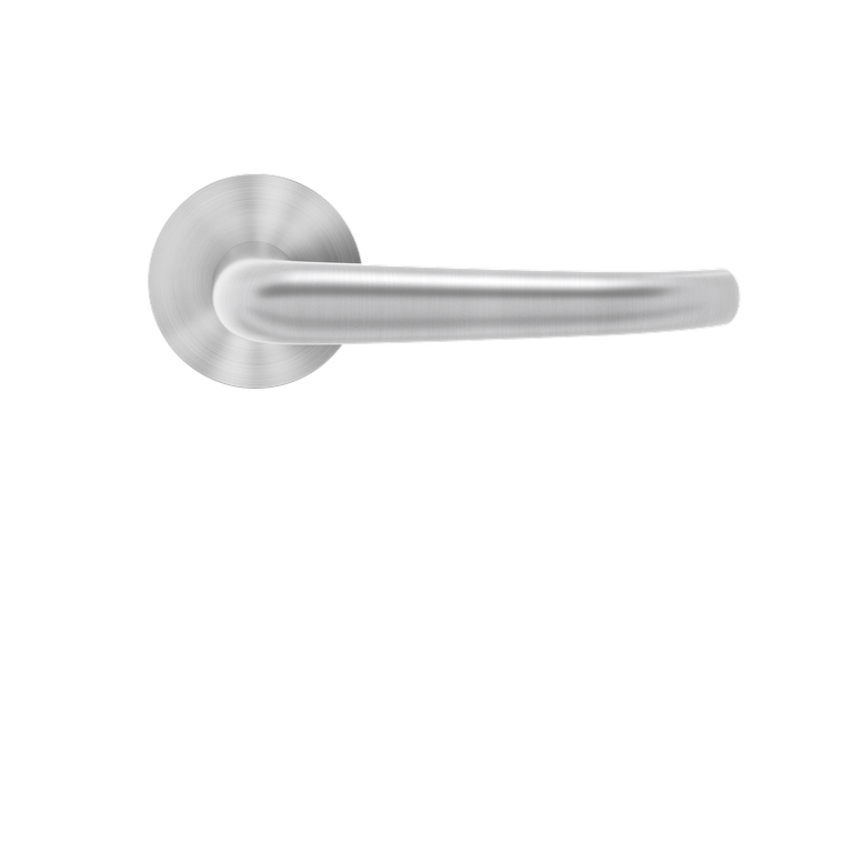 Karcher Design Elba Lever on Round Plan Design Rose – Custom-Bored Trim (EPL22)