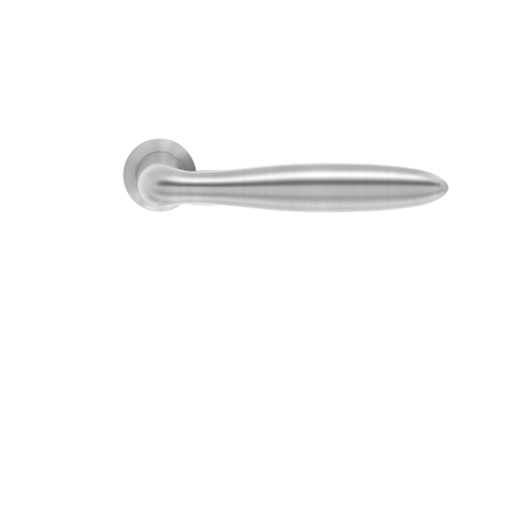 Karcher Design Corfu Lever on Round Mini Rose – Custom-Bored Trim (ERI24)
