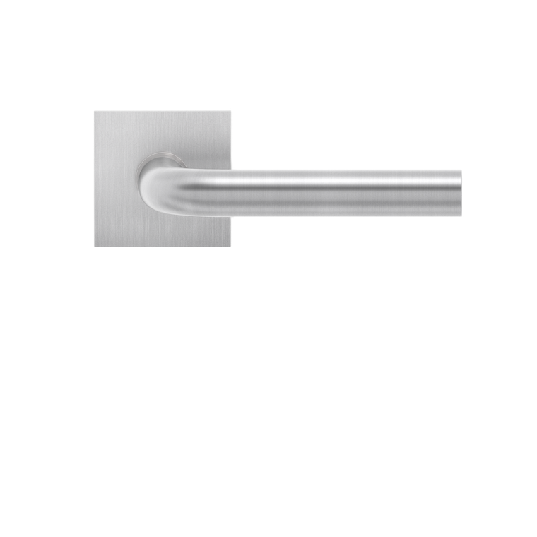 Karcher Design Malta Lever on Square Plan Design Rose – Custom-Bored Trim (EPLQ25)