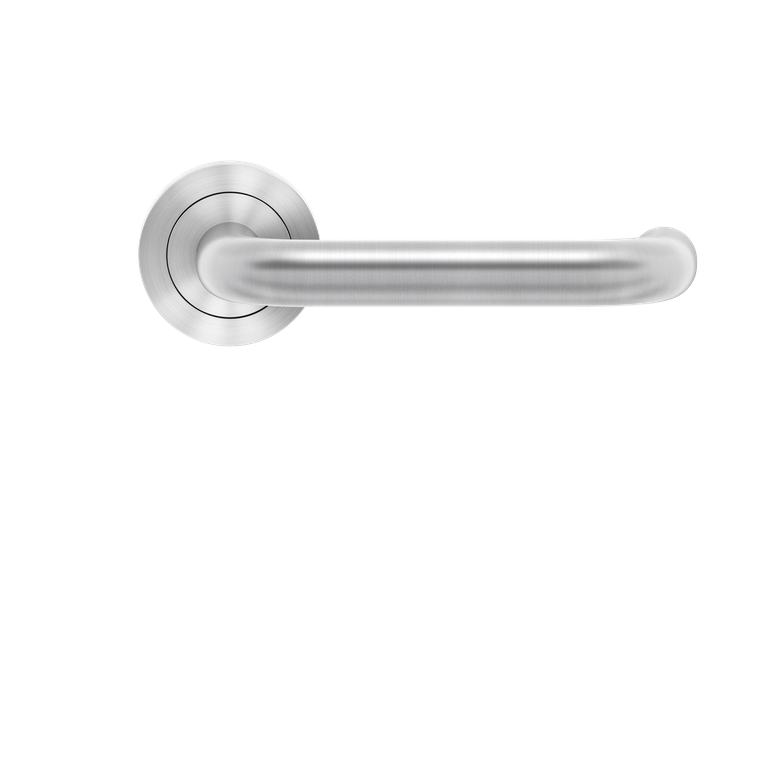 Karcher Design Crete Lever on Round 3-Piece Rose – Custom-Bored Trim (ER27)
