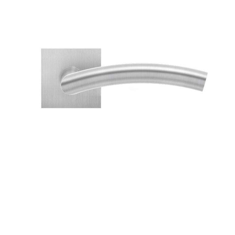 Karcher Design Corsica Lever on Square Plan Design Rose – Custom-Bored Trim (EPLQ30)