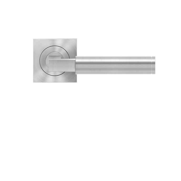 Karcher Design Tasmania Lever on Square 3-Piece Rose – Custom-Bored Trim (ERQ31)