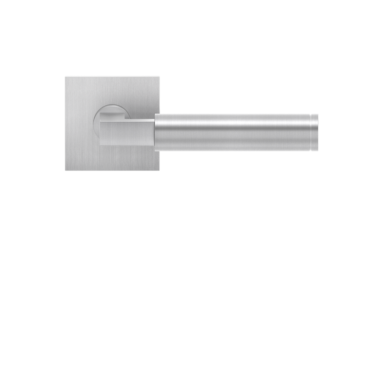 Karcher Design Tasmania Lever on Square Plan Design Rose – Custom-Bored Trim (EPLQ31)