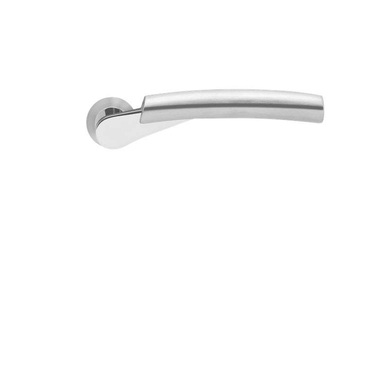 Karcher Design Atlantis Lever on Round Mini Rose – Custom-Bored Trim (ERI36)