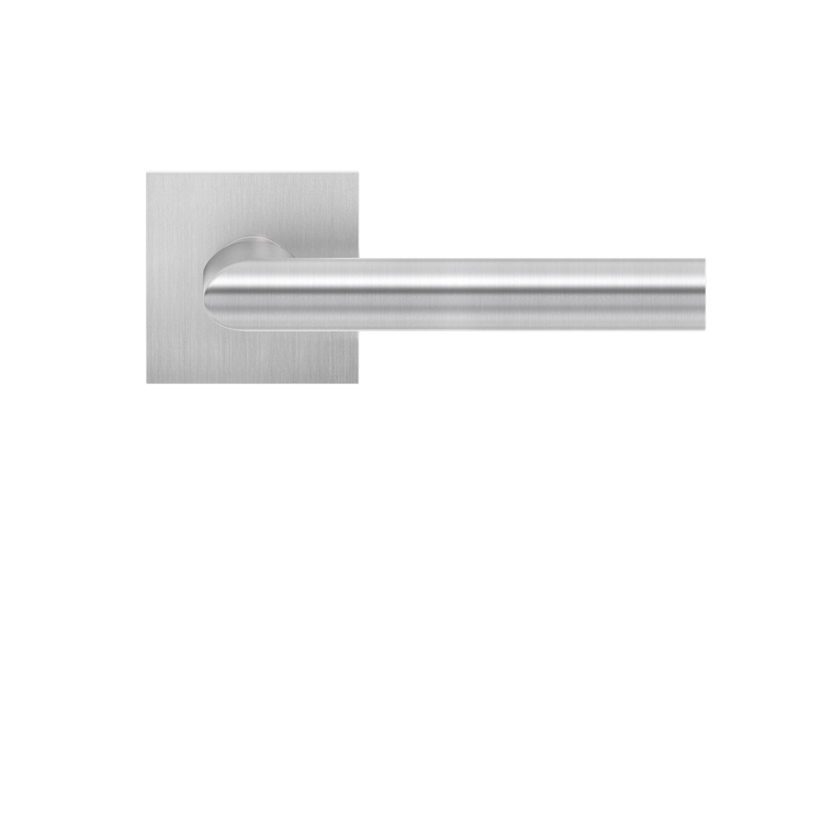 Karcher Design Verona Lever on Square Plan Design Rose – Custom-Bored Trim (EPLQ37)