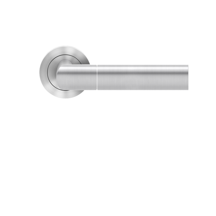 Karcher Design Oregon Lever on Round 3-Piece Rose – Custom-Bored Trim (ER48)
