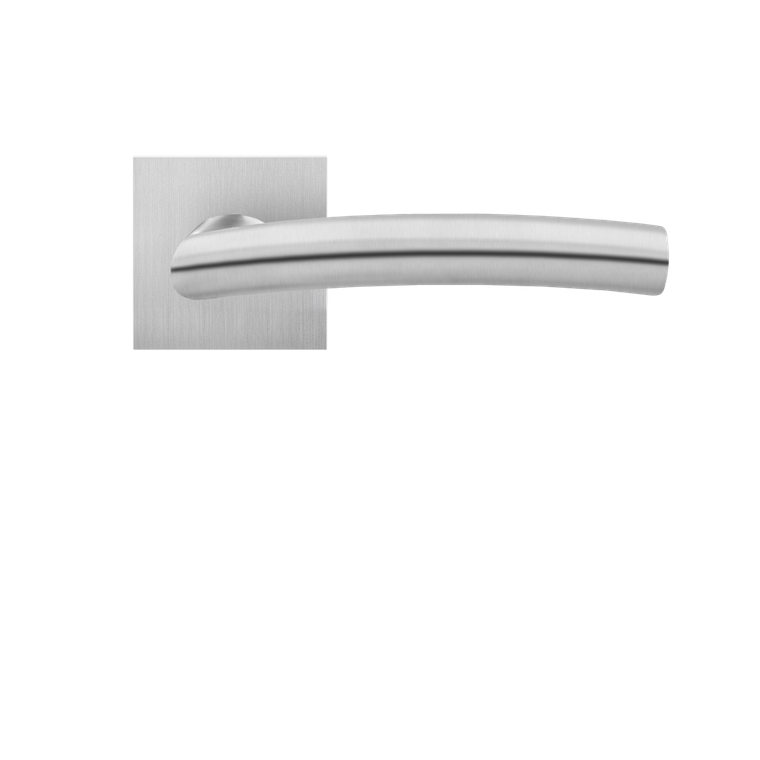 Karcher Design Madrid Lever on Square Plan Design Rose – Custom-Bored Trim (EPLQ56)