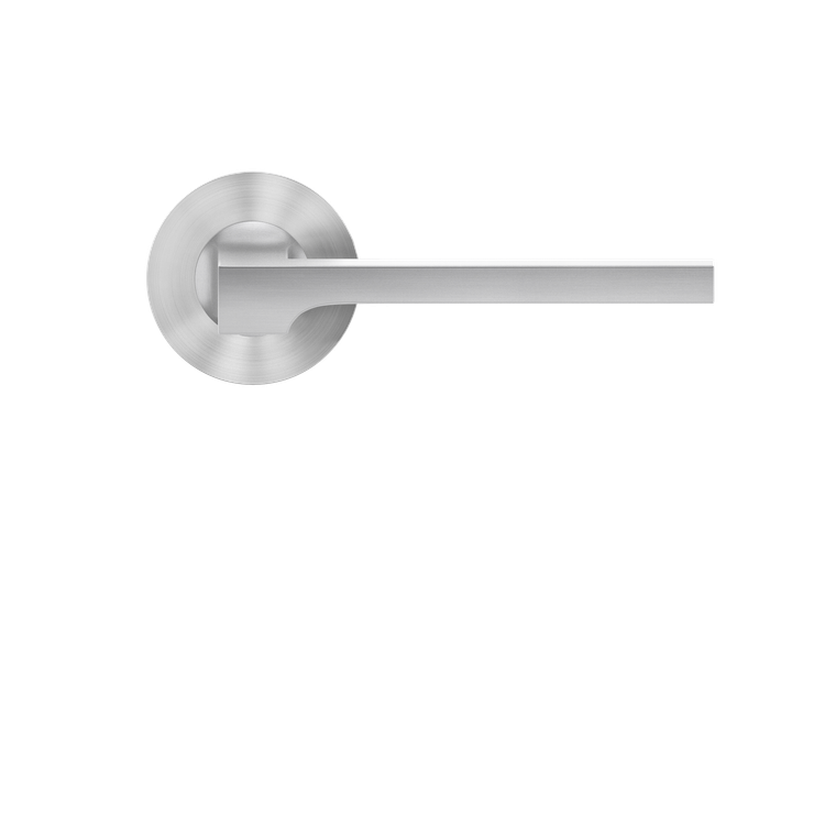 Karcher Design Soho Lever on Round Plan Design Rose – Custom-Bored Trim (EPL57)