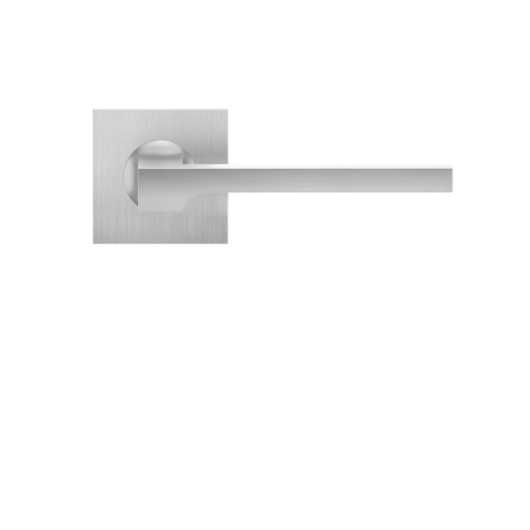 Karcher Design Soho Lever on Square Plan Design Rose – Custom-Bored Trim (EPLQ57)