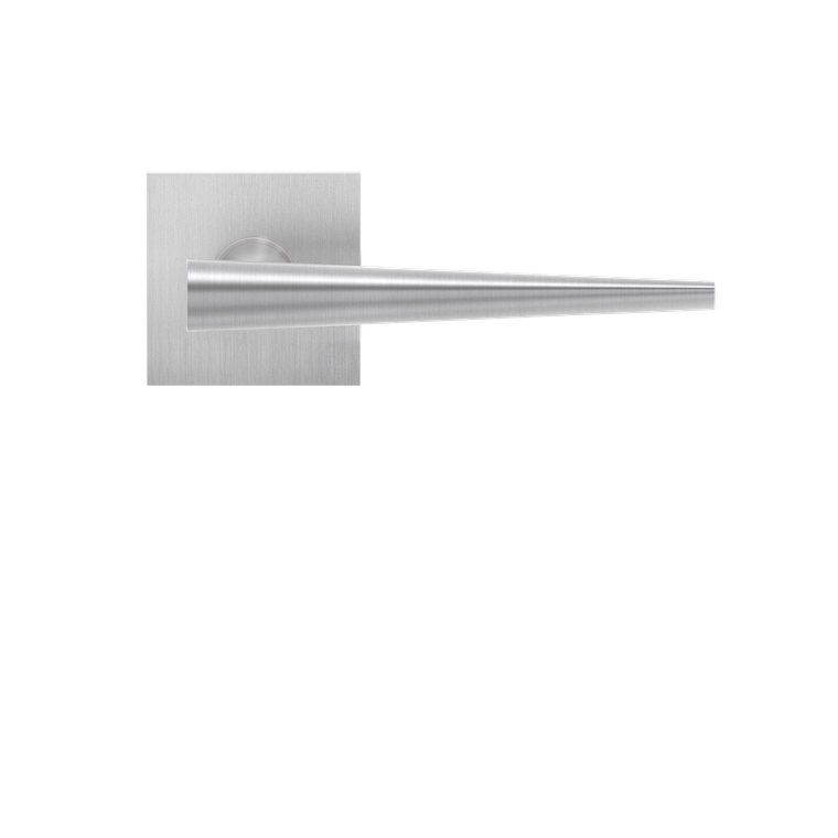Karcher Design Brooklyn Lever on Square Plan Design Rose – Custom-Bored Trim (EPLQ59)
