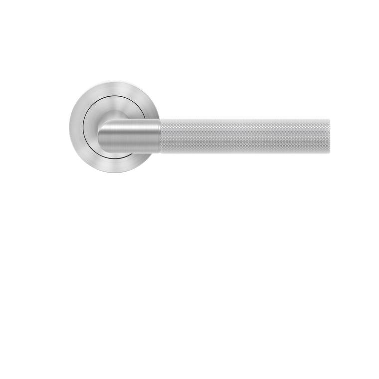 Karcher Design Studio One Lever on Round 3-Piece Rose – Custom-Bored Trim (ER60)