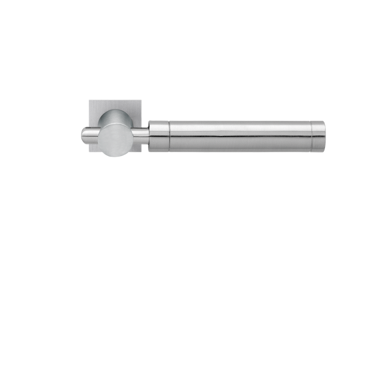 Karcher Design New York Lever on Square Mini Rose – Custom-Bored Trim (ERIQ65)
