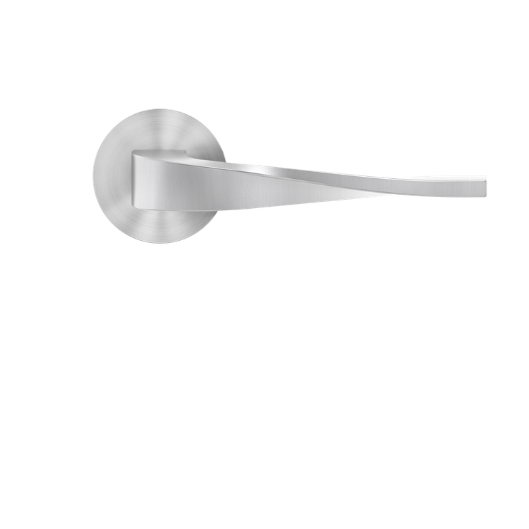 Karcher Design Nevada Lever on Round Plan Design Rose – Custom-Bored Trim (EPL88)