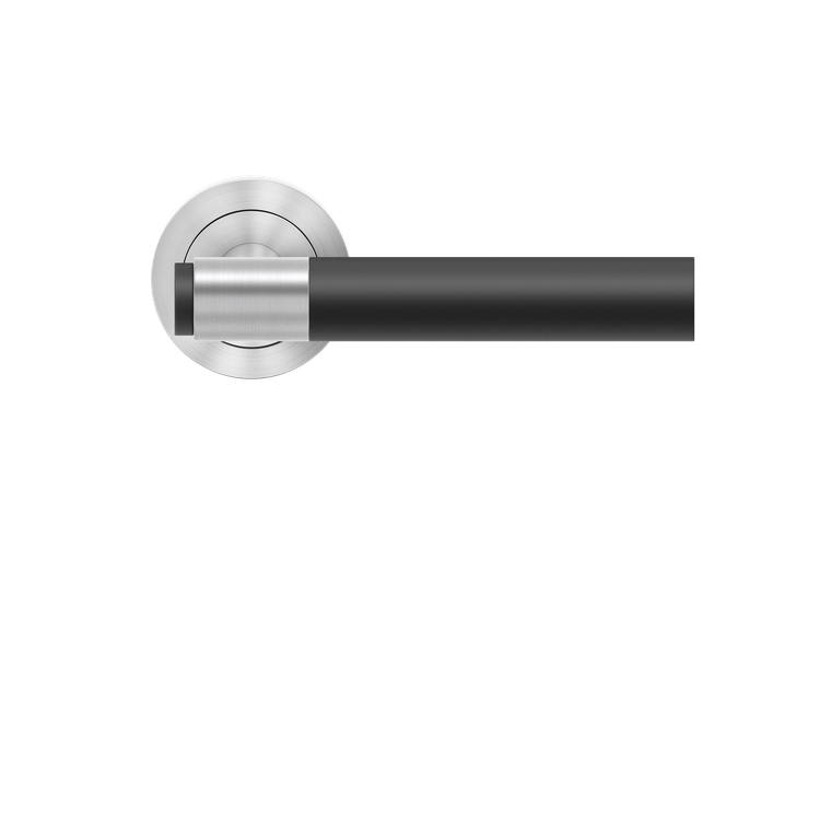 Karcher Design Studio Series 90A1 Lever on Round 3-Piece Rose – Custom-Bored Trim (ER90A1)