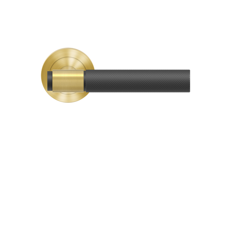 Karcher Design Studio Series 90B2 Lever on Round 3-Piece Rose – Custom-Bored Trim (ER90B2)
