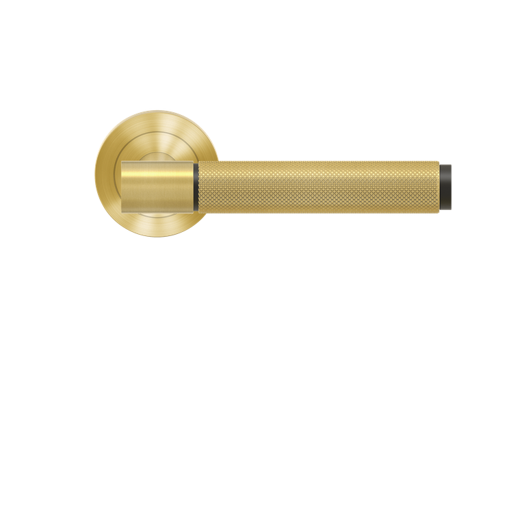 Karcher Design Studio Series 90B3 Lever on Round 3-Piece Rose – Custom-Bored Trim (ER90B3)